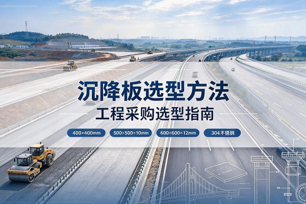 雅江沉降板选择方法