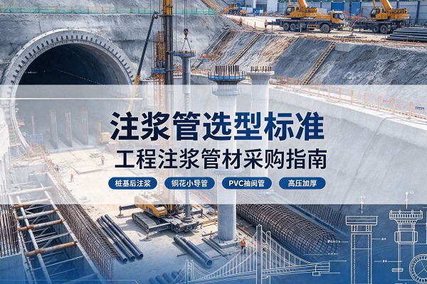 雅江注浆管选型标准